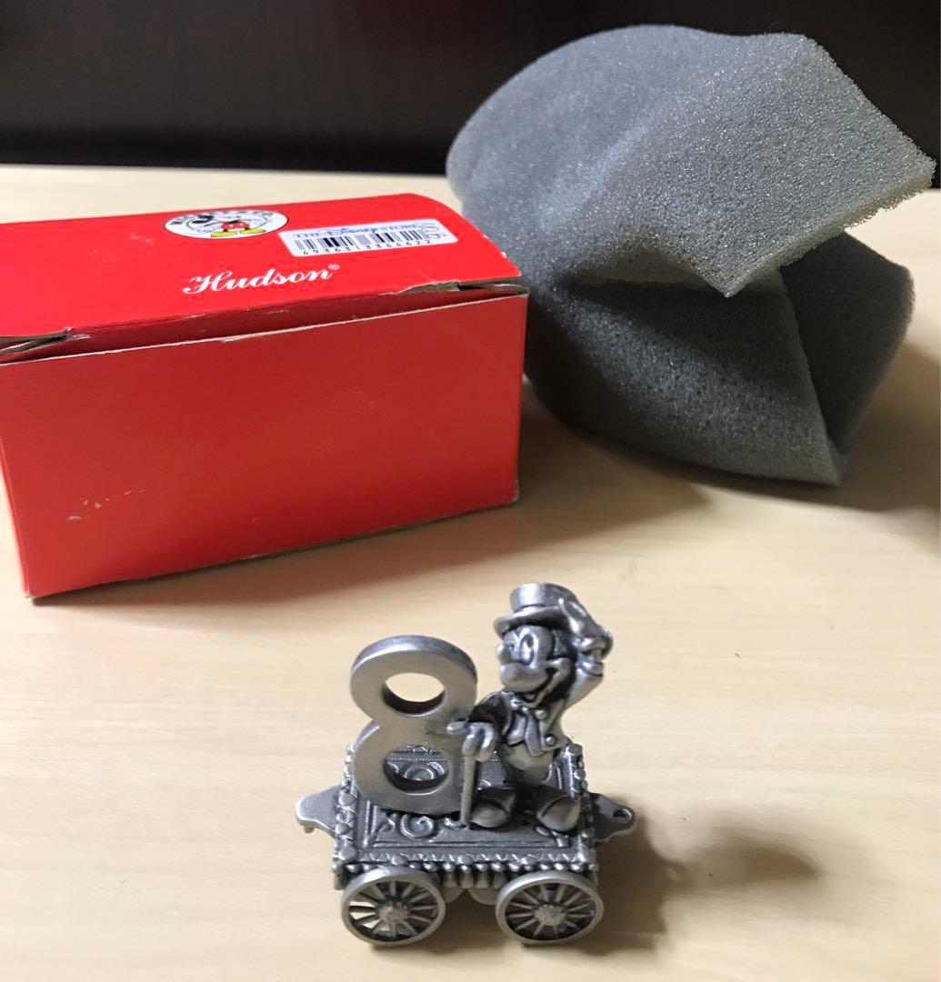 ディズニー　置物　真鍮製　列車　先頭　No.8 ミッキーマウス　最後尾　セット