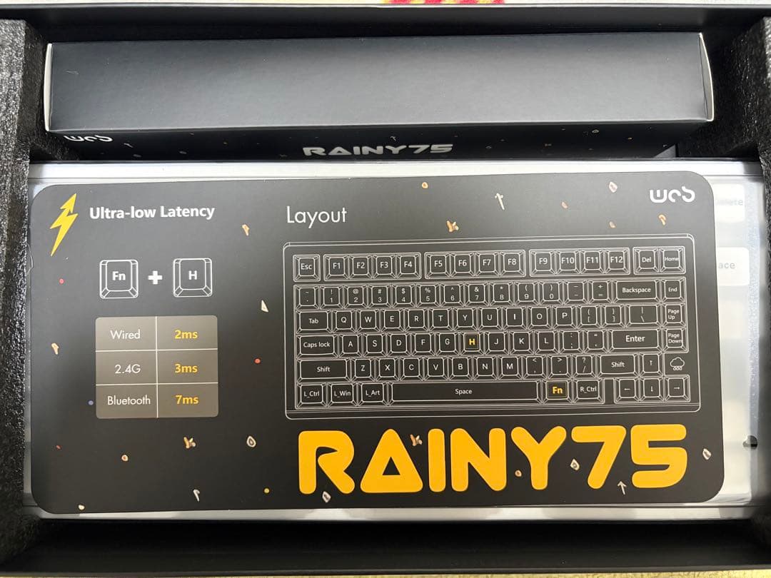 Rainy75Proキーボード 本体 US配列