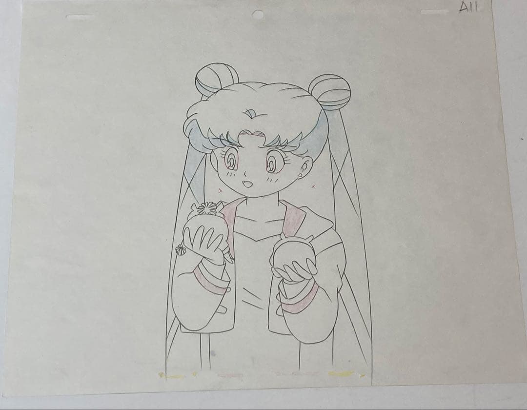 e５５　セーラームーンセル画【月野うさぎ】動画・背景画付き