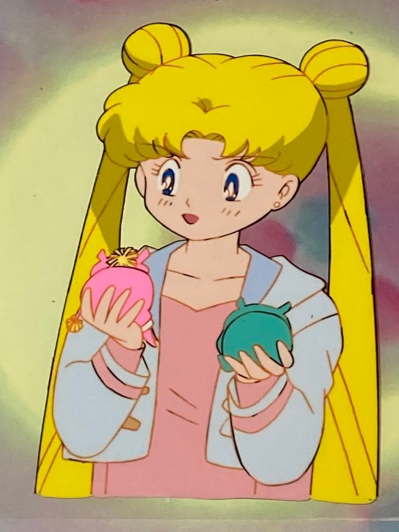 e５５　セーラームーンセル画【月野うさぎ】動画・背景画付き