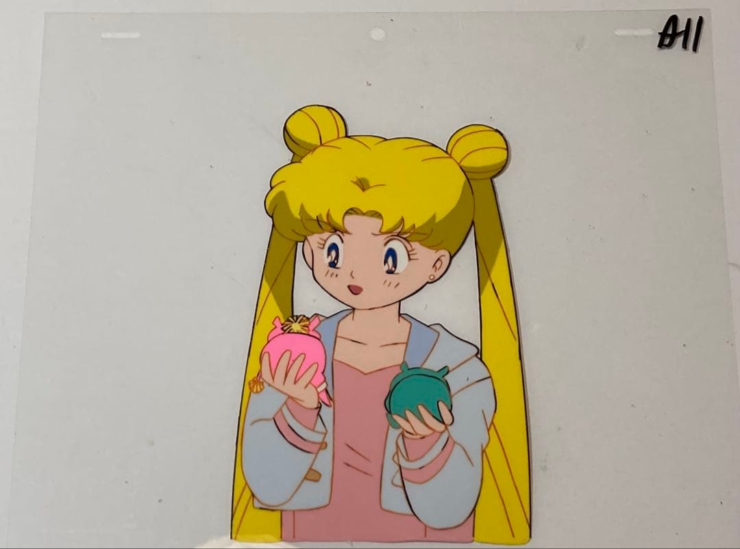 e５５　セーラームーンセル画【月野うさぎ】動画・背景画付き