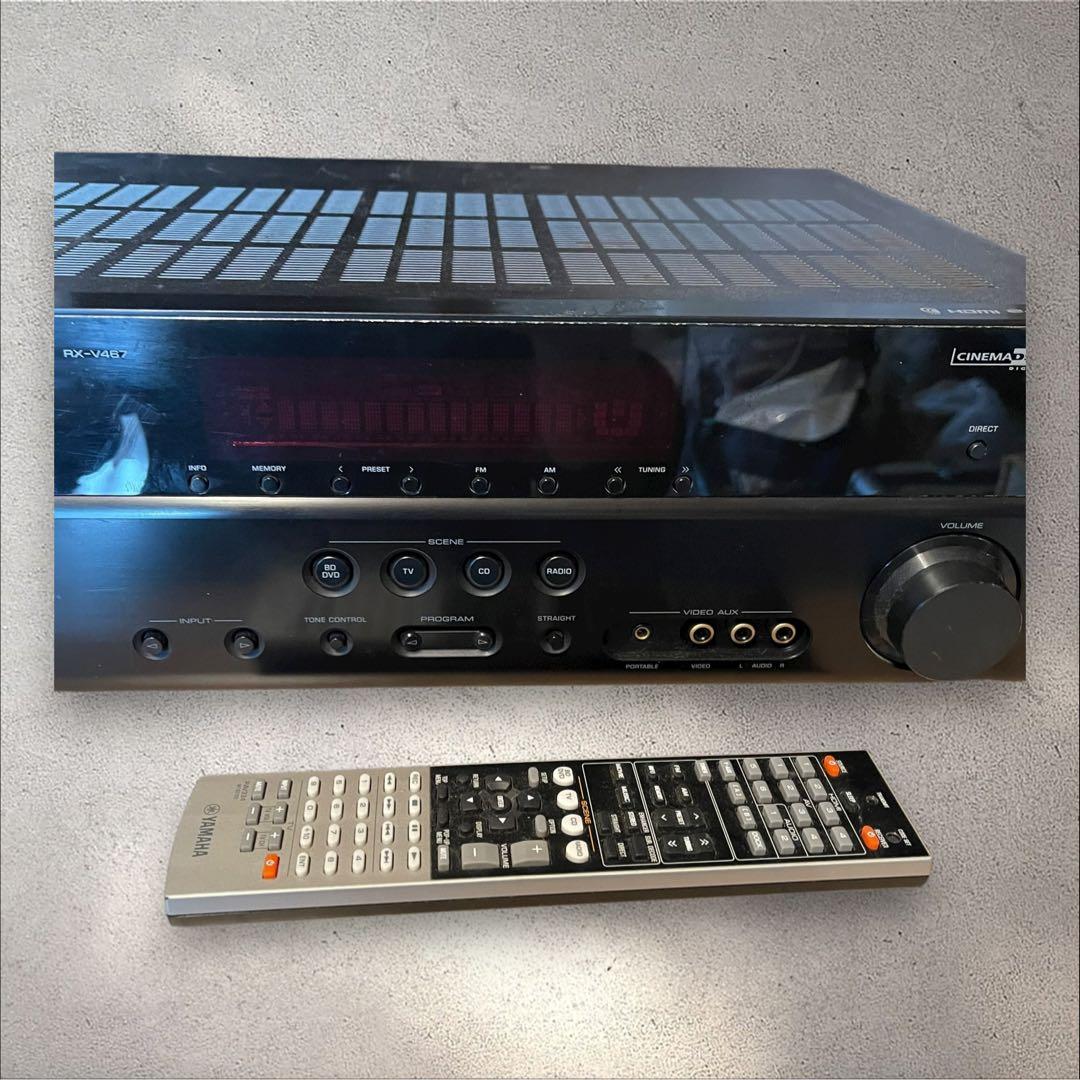ヤマハ★AVレシーバー RX-V467★リモコン付き通電確認済み送料無料