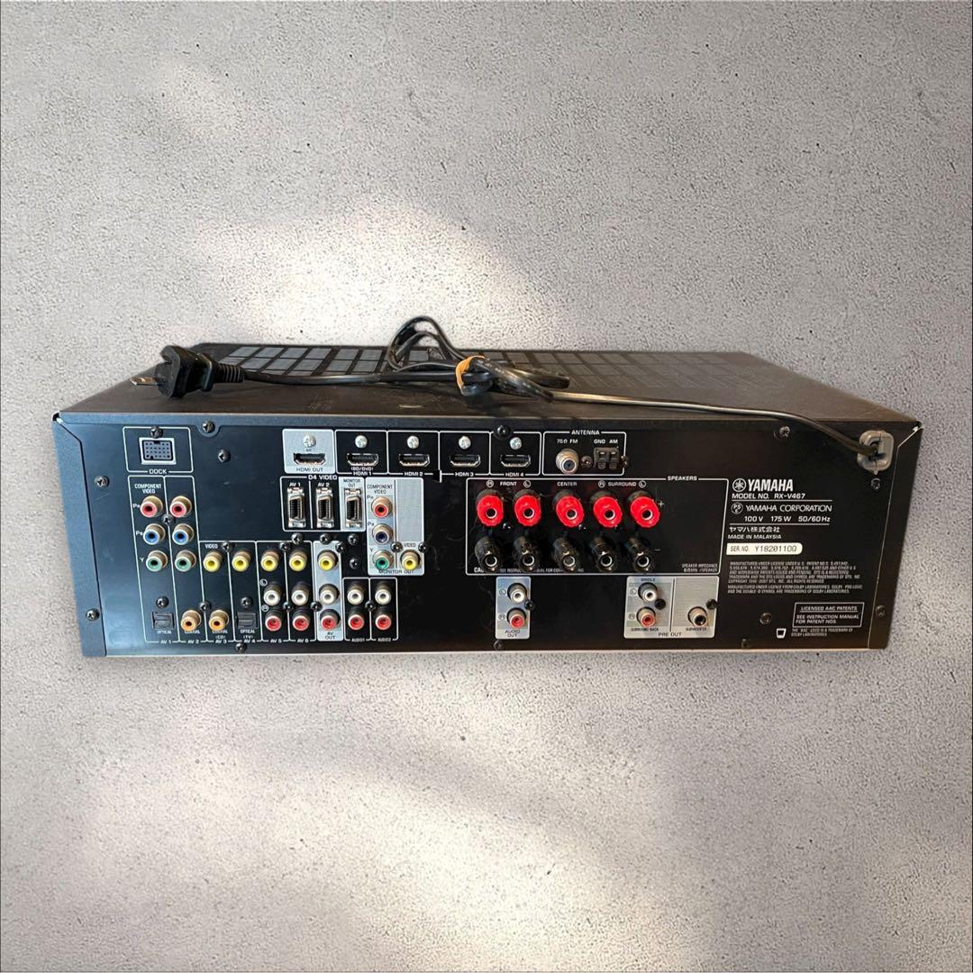 ヤマハ★AVレシーバー RX-V467★リモコン付き通電確認済み送料無料