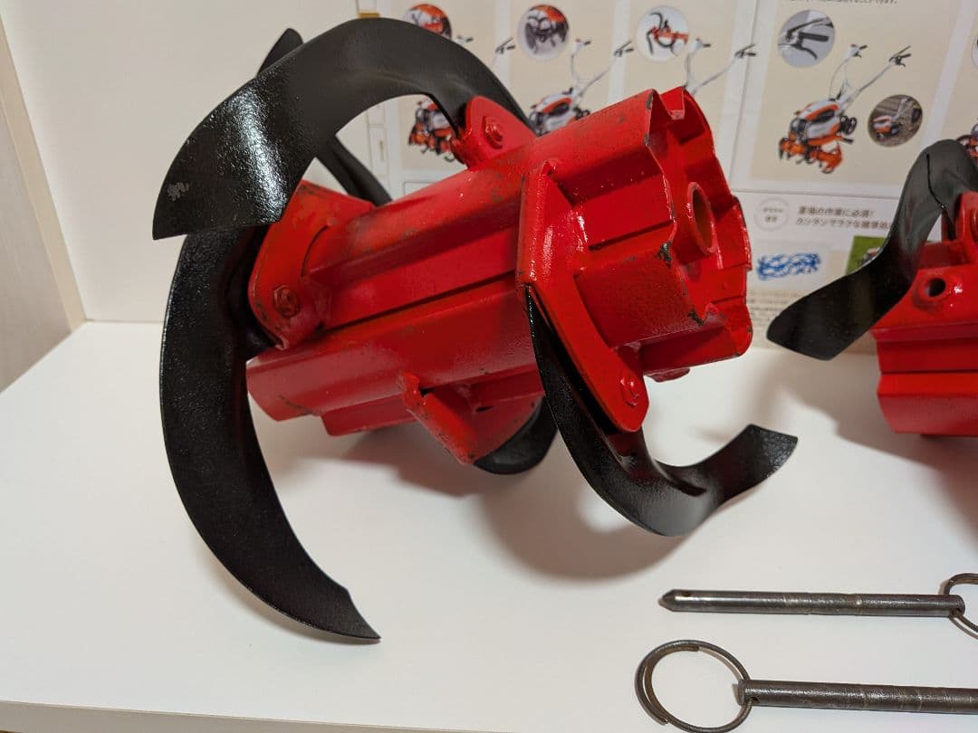 さらにお値下げ！！「鉄ちゃん②号。」クボタロータリーロックピン付2本付！