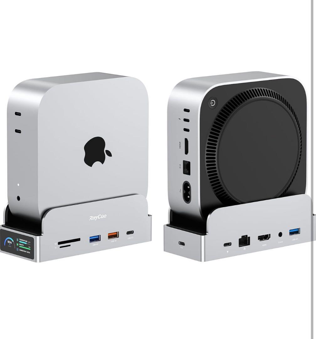新品 Mac Mini M4 対応ハブ M.2 NVMe SSD ケース付き