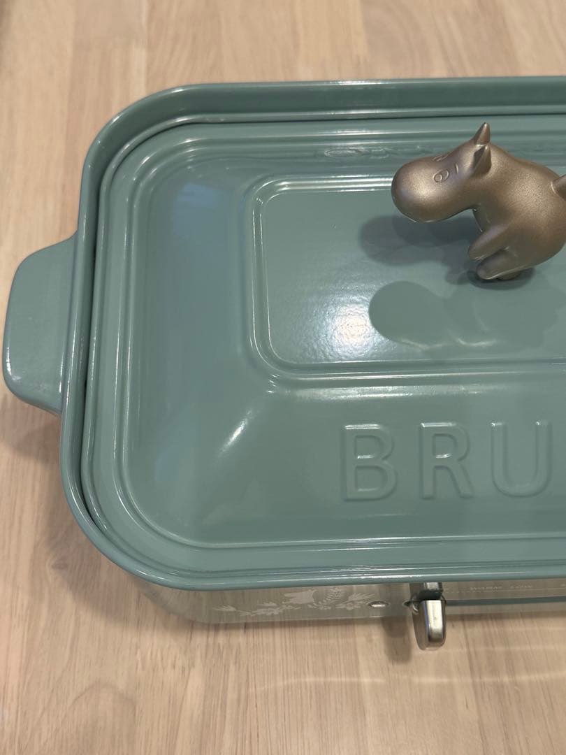 MOOMIN BRUNO ホットプレート ミントグリーン & ムーミン型プレート