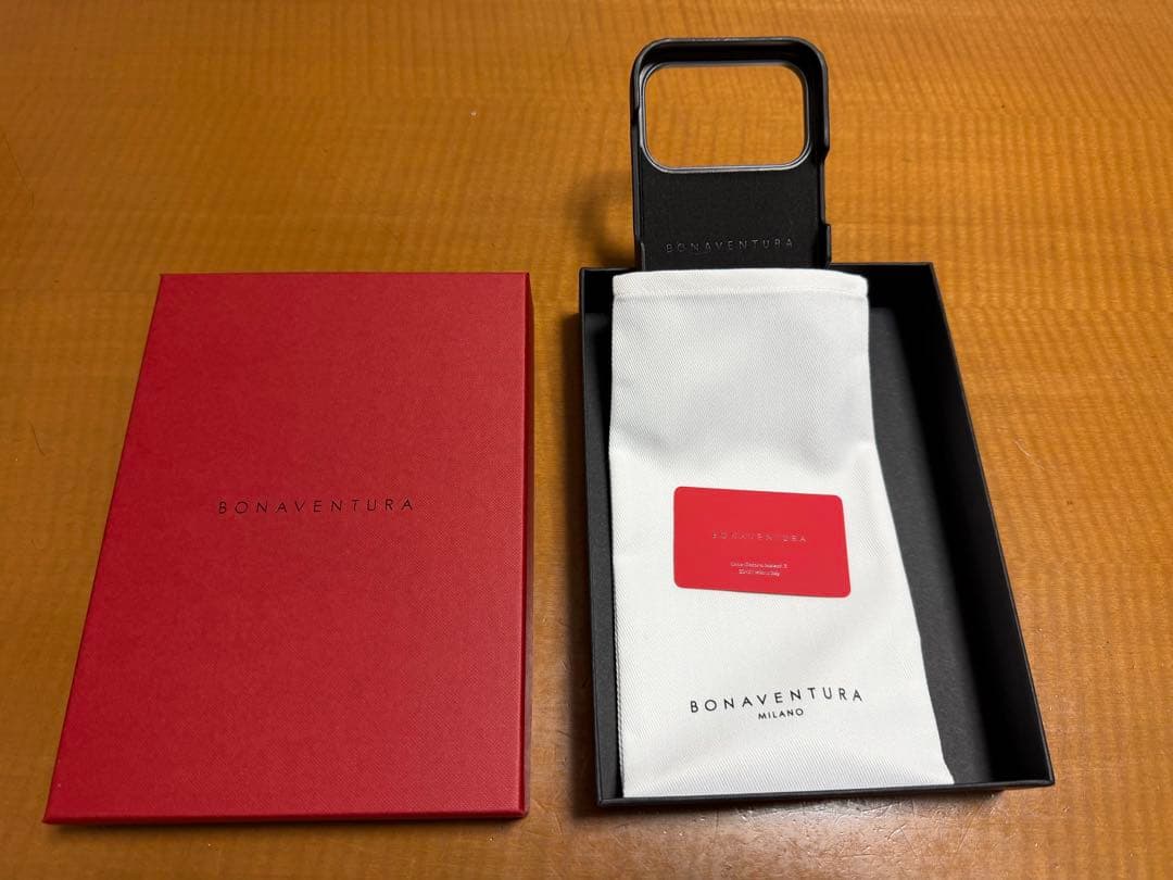 ドクターケー様iPhone 17 Pro ボナベンチュラ ノービレレザー 黒