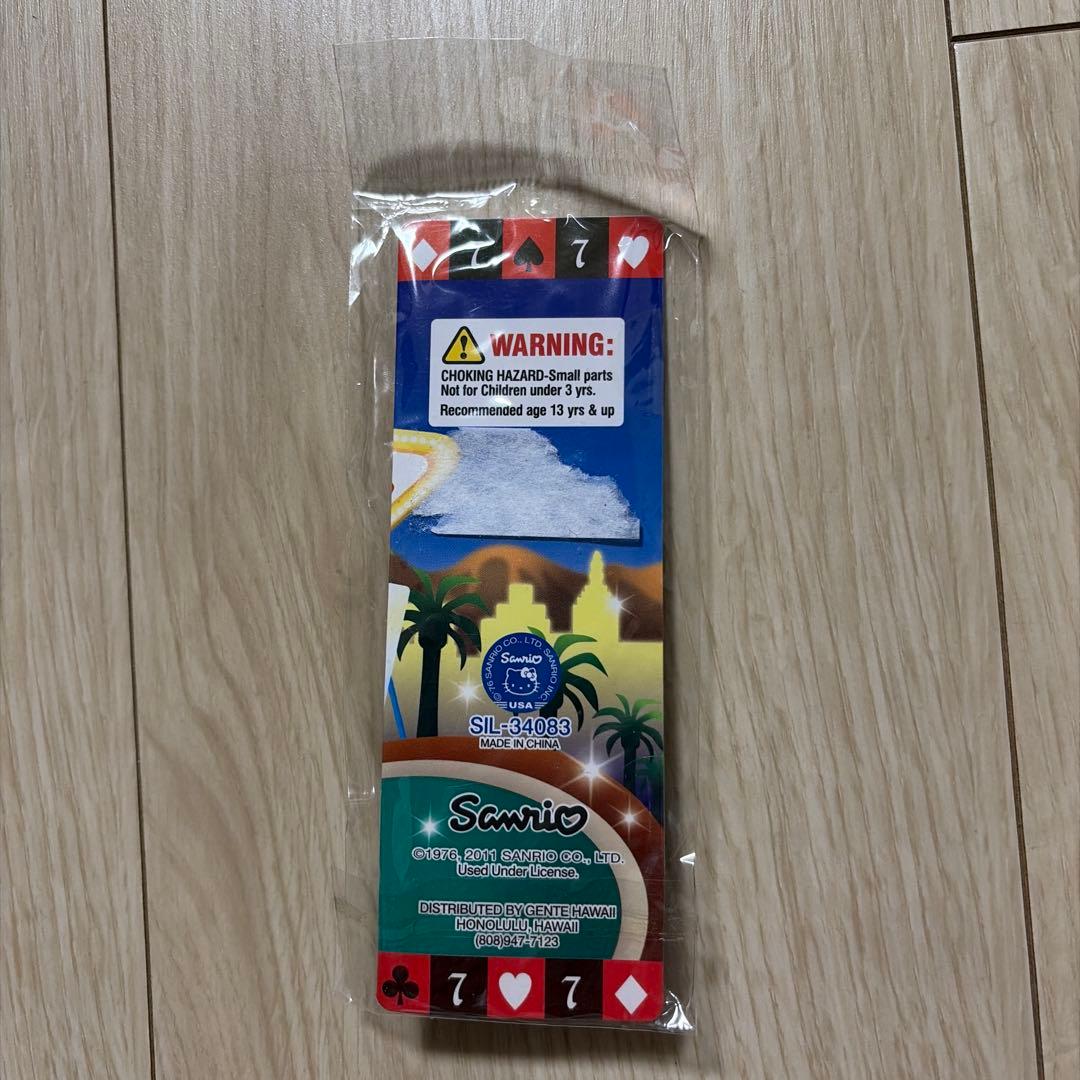 【新品未開封】ハローキティ　アメリカ　ラスベガス限定　根付　ストラップ