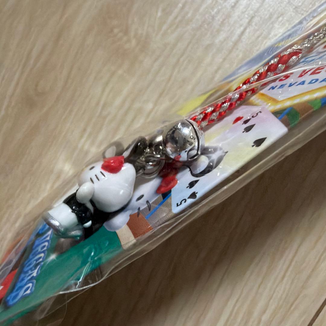 【新品未開封】ハローキティ　アメリカ　ラスベガス限定　根付　ストラップ