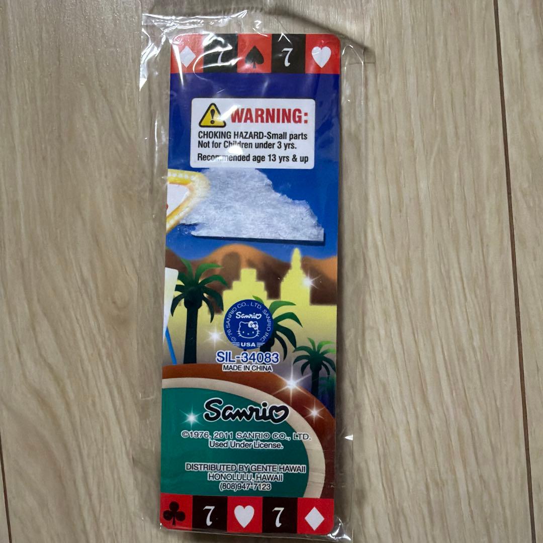 【新品未開封】ハローキティ　アメリカ　ラスベガス限定　根付　ストラップ