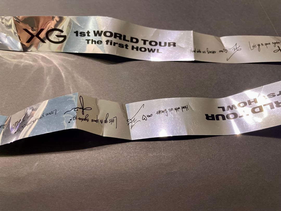 BOX TWO XG OFFICIAL プレミアム会員グッズ　銀テおまけ付