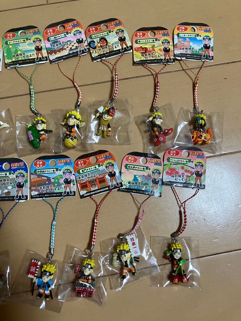ナルト NARUTO ねつけ ストラップ 16個セット
