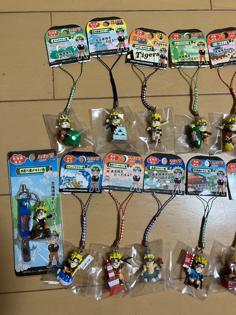 ナルト NARUTO ねつけ ストラップ 16個セット
