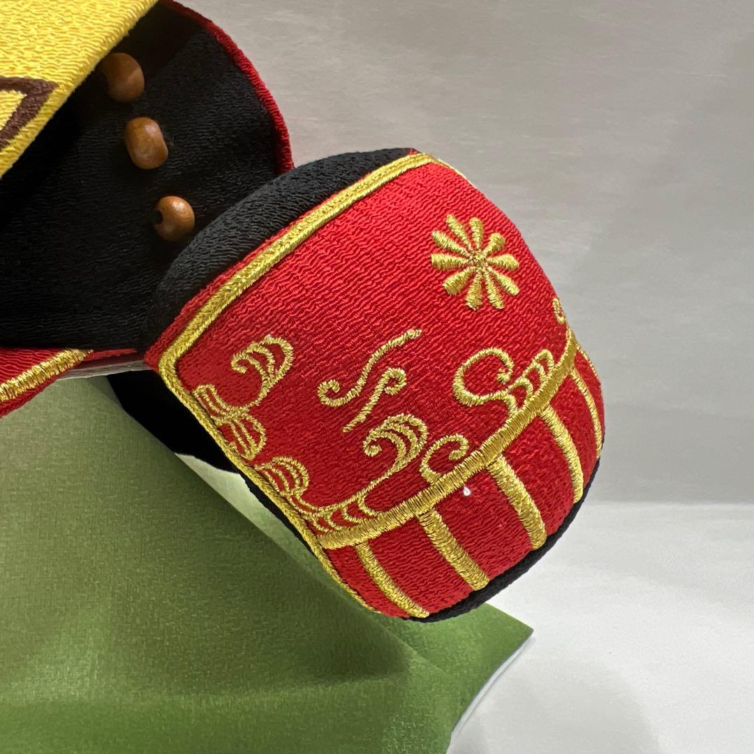 端午の節句　ちりめんぬいぐるみ着用兜