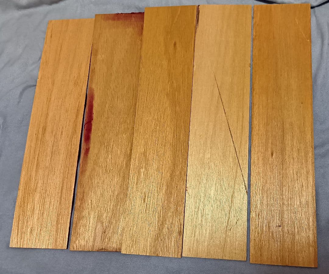 ☆５点セット☆〈彫金画　桂月刀☆蘭　菊　桜　梅　鶴〉伝統工芸品　短冊