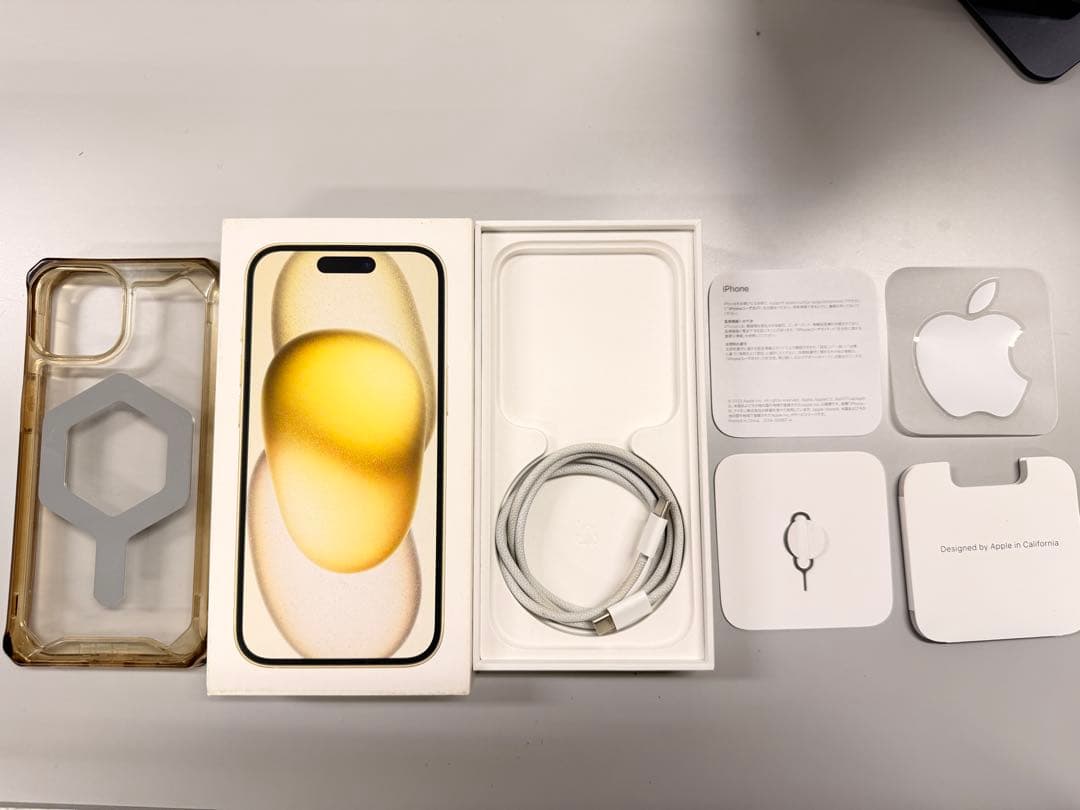 【最終値下げ】　Apple iPhone 15 イエロー　128GB