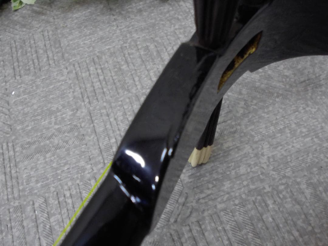 14FF3456 蛇柄 へび柄　三味線　ハードケース付