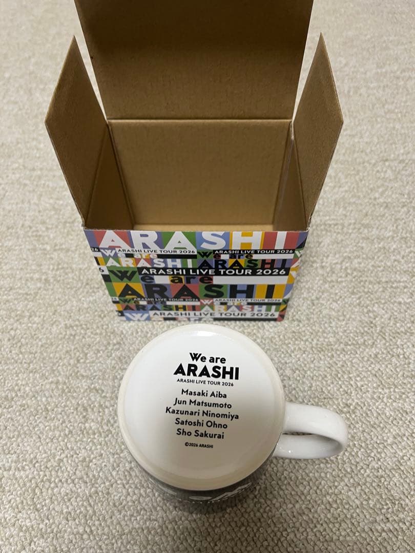 嵐マグカップ We are ARASHI LIVE TOUR2026