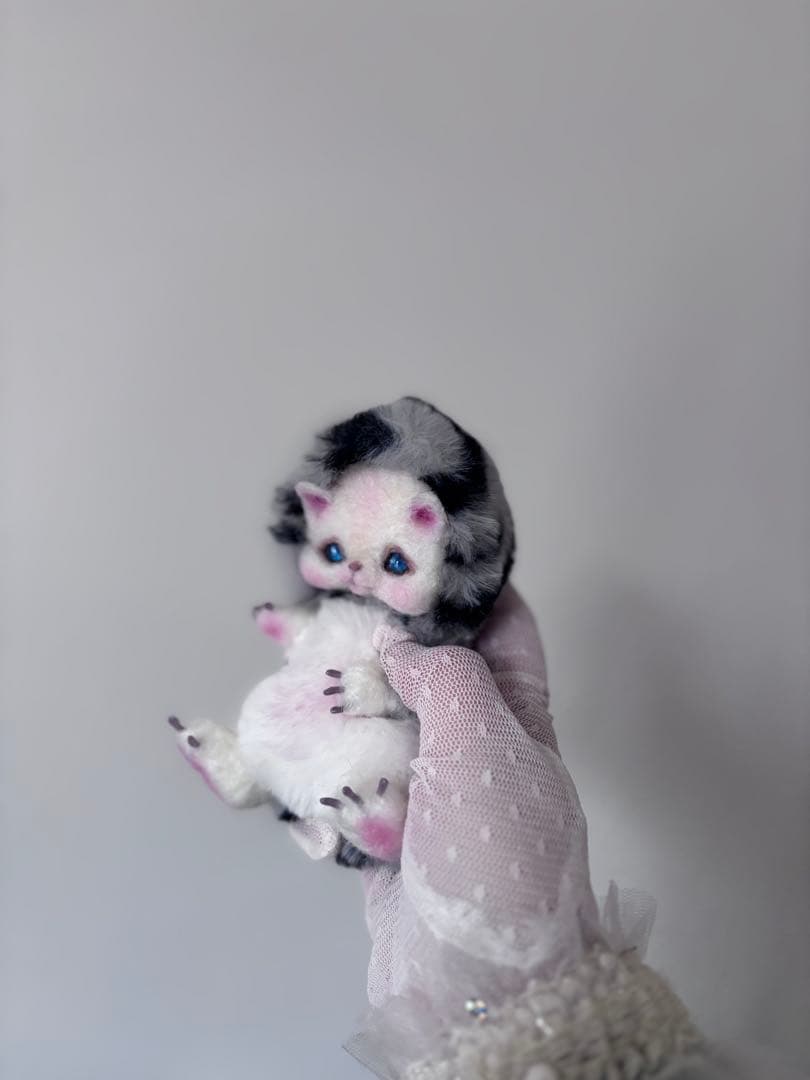 アートドール　こねこ幻獣No.086 羊毛フェルト