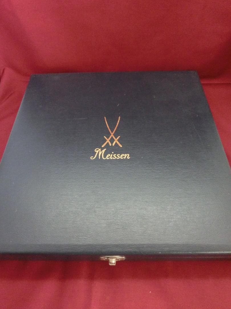 【マイセン】果実文飾り皿フック付き