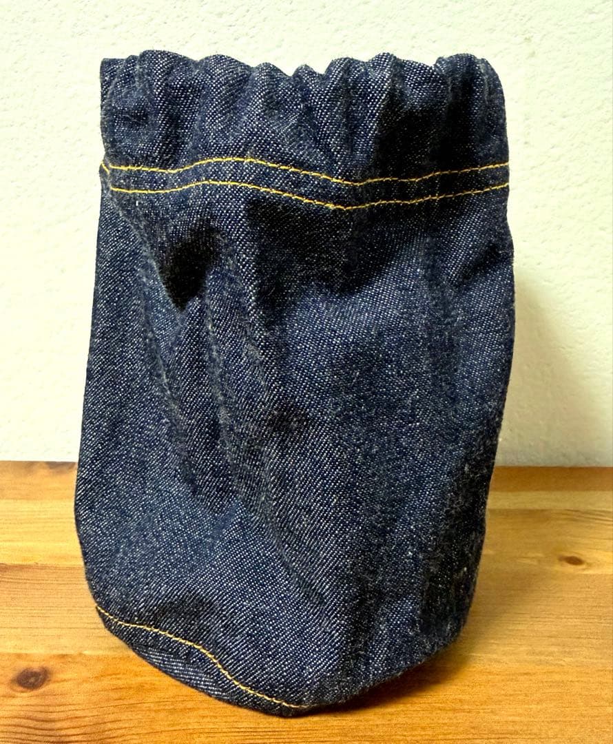 ONE PIECE OF ROCK（ワンピースオブロック）デニム巾着ポーチ