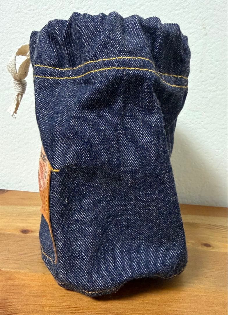 ONE PIECE OF ROCK（ワンピースオブロック）デニム巾着ポーチ