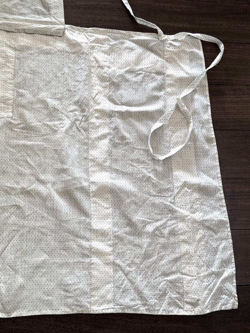 ヴィンテージエプロン　シルク