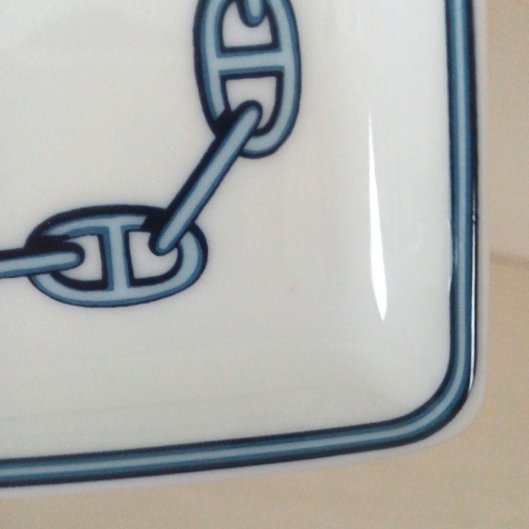 エルメス シェーヌダンクル チェーン 角皿 スクエアプレート