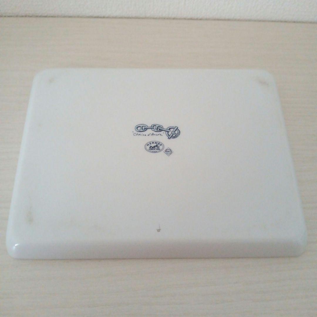 エルメス シェーヌダンクル チェーン 角皿 スクエアプレート