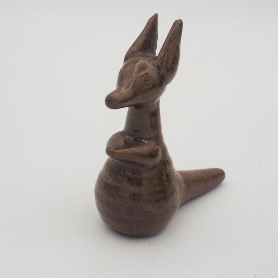 リサラーソン カンガルー 親子 大きな動物園 STORA ZOO シール付き