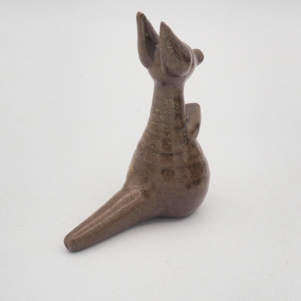 リサラーソン カンガルー 親子 大きな動物園 STORA ZOO シール付き