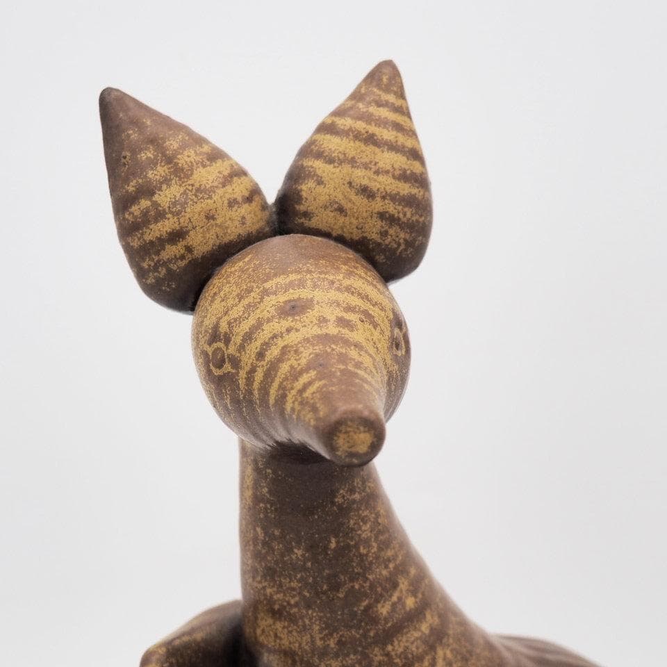 リサラーソン カンガルー 親子 大きな動物園 STORA ZOO シール付き