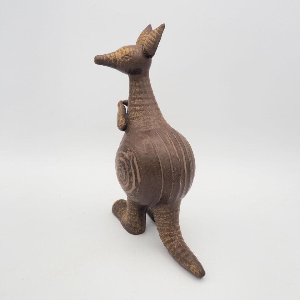 リサラーソン カンガルー 親子 大きな動物園 STORA ZOO シール付き