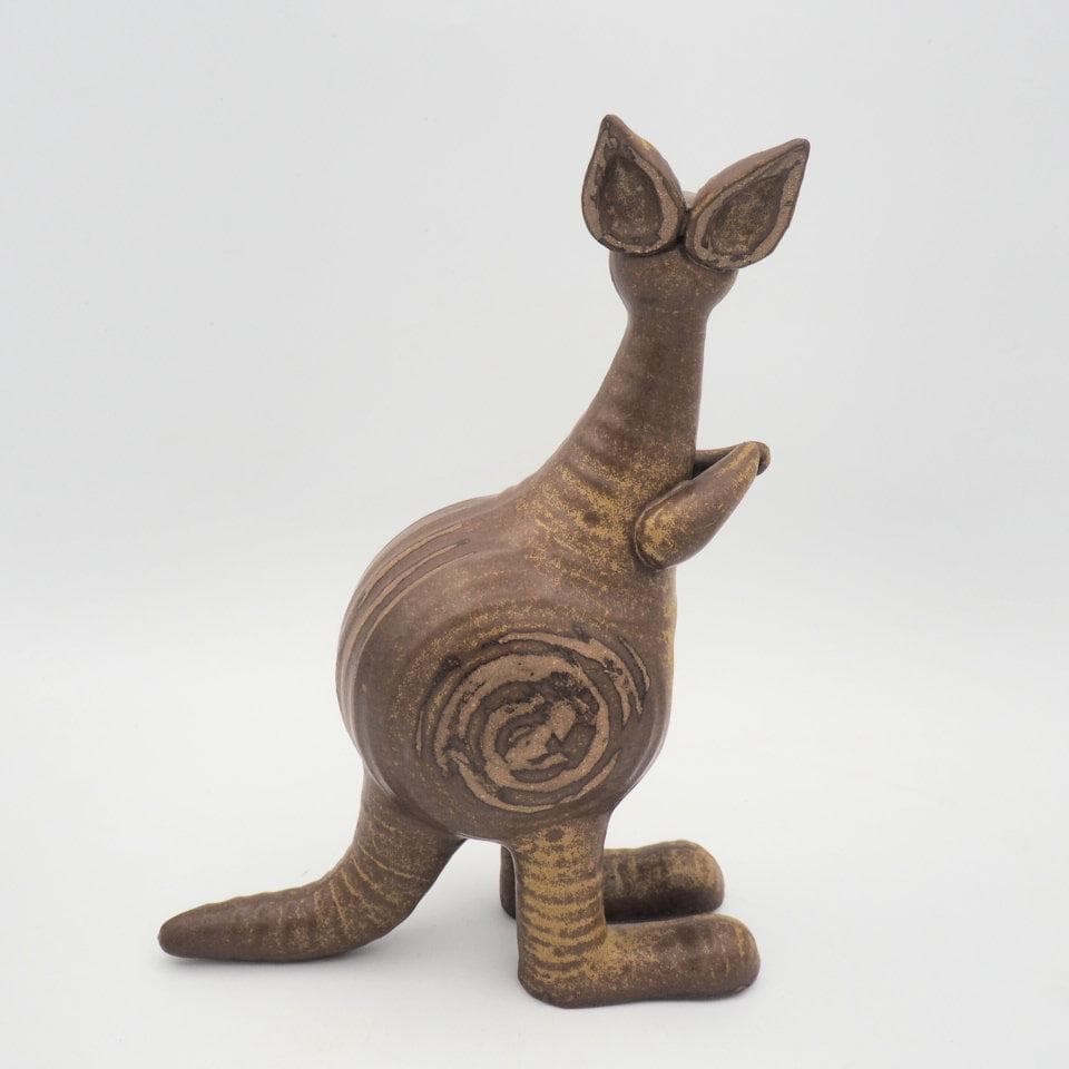 リサラーソン カンガルー 親子 大きな動物園 STORA ZOO シール付き