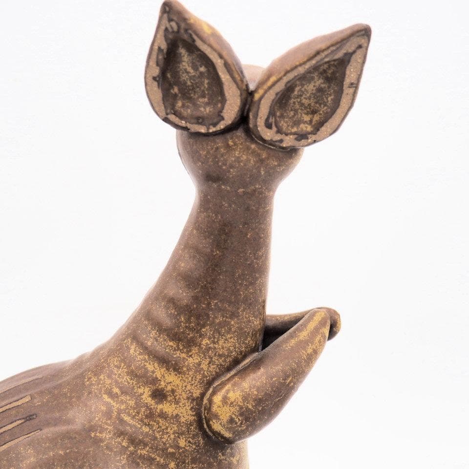 リサラーソン カンガルー 親子 大きな動物園 STORA ZOO シール付き