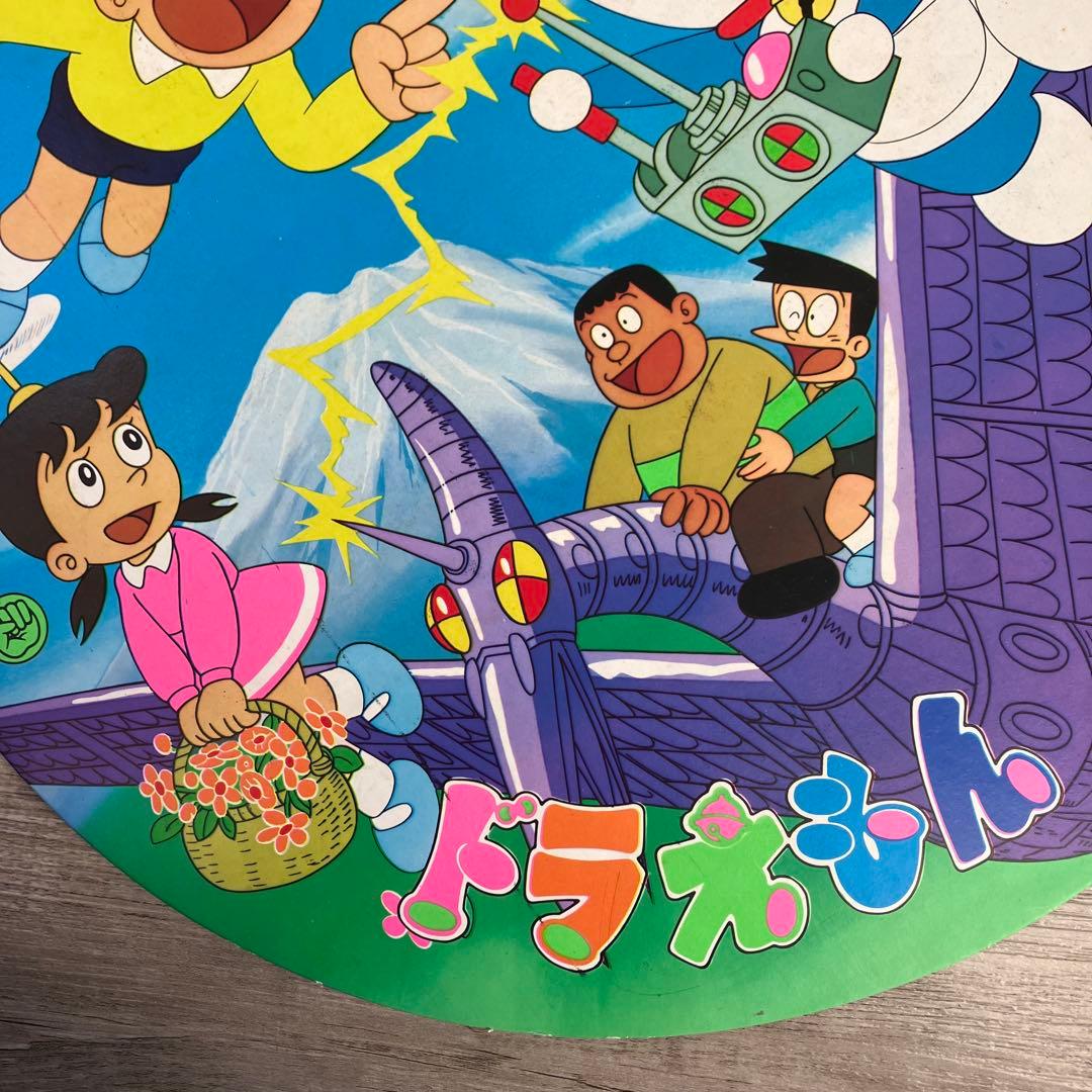 E-壁【昭和レトロ】円形めんこ 4枚セット ウルトラマン80 / ドラえもん 他