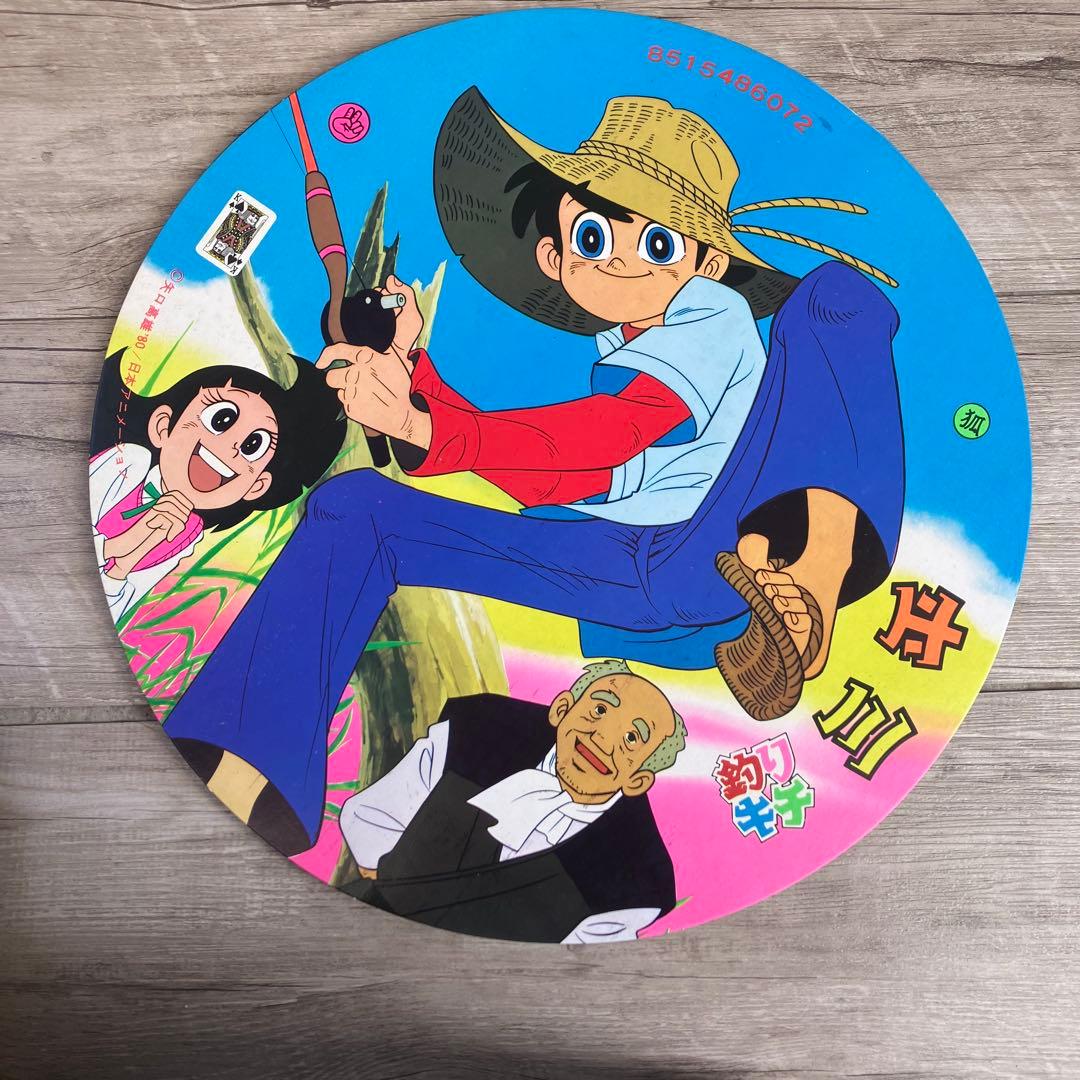 E-壁【昭和レトロ】円形めんこ 4枚セット ウルトラマン80 / ドラえもん 他