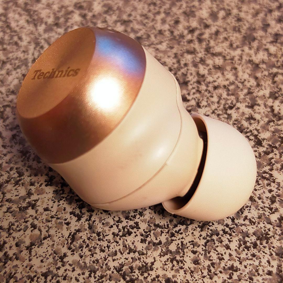 テクニクス AZ-100 シャンパンゴールド イヤホン 右耳のみ イヤーピース付
