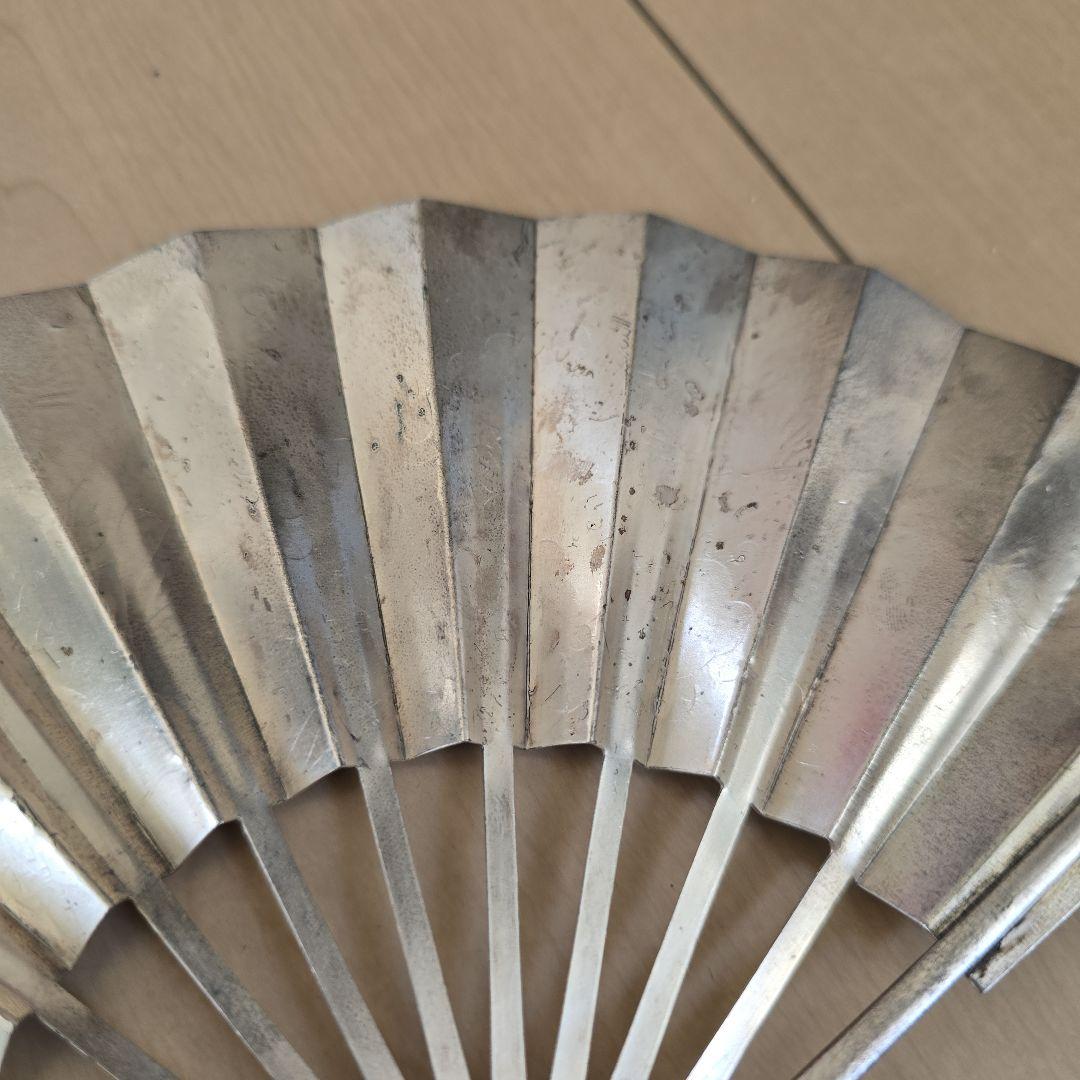 純銀 武比古作 扇子