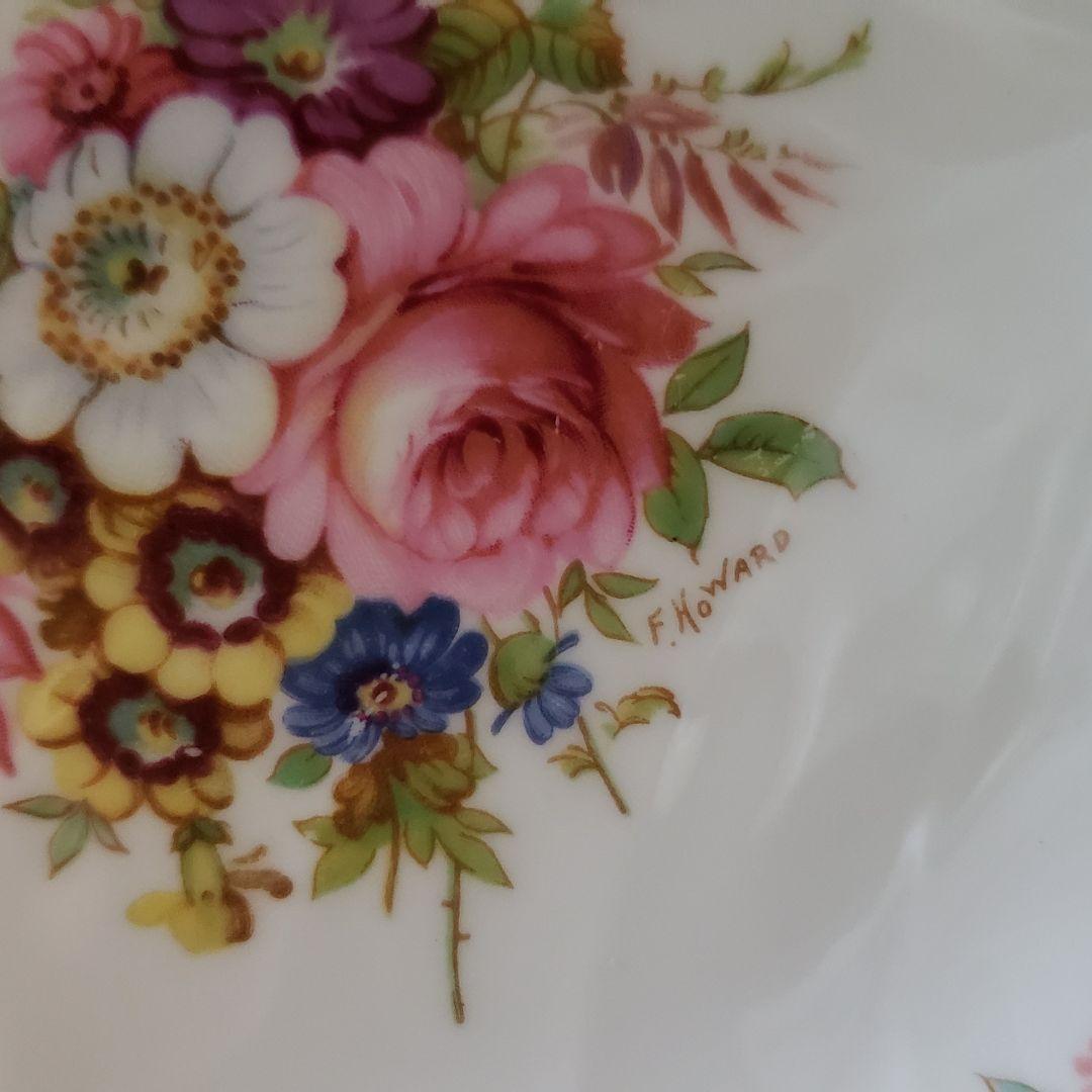 ハマースレイ ハワードスプレイ リーフディッシュ トレイ アンティーク