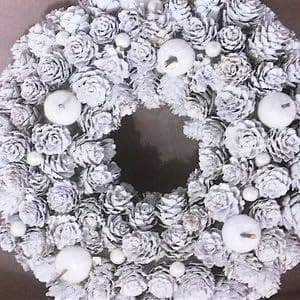 オリジナル♬ ホワイトパール リース☆