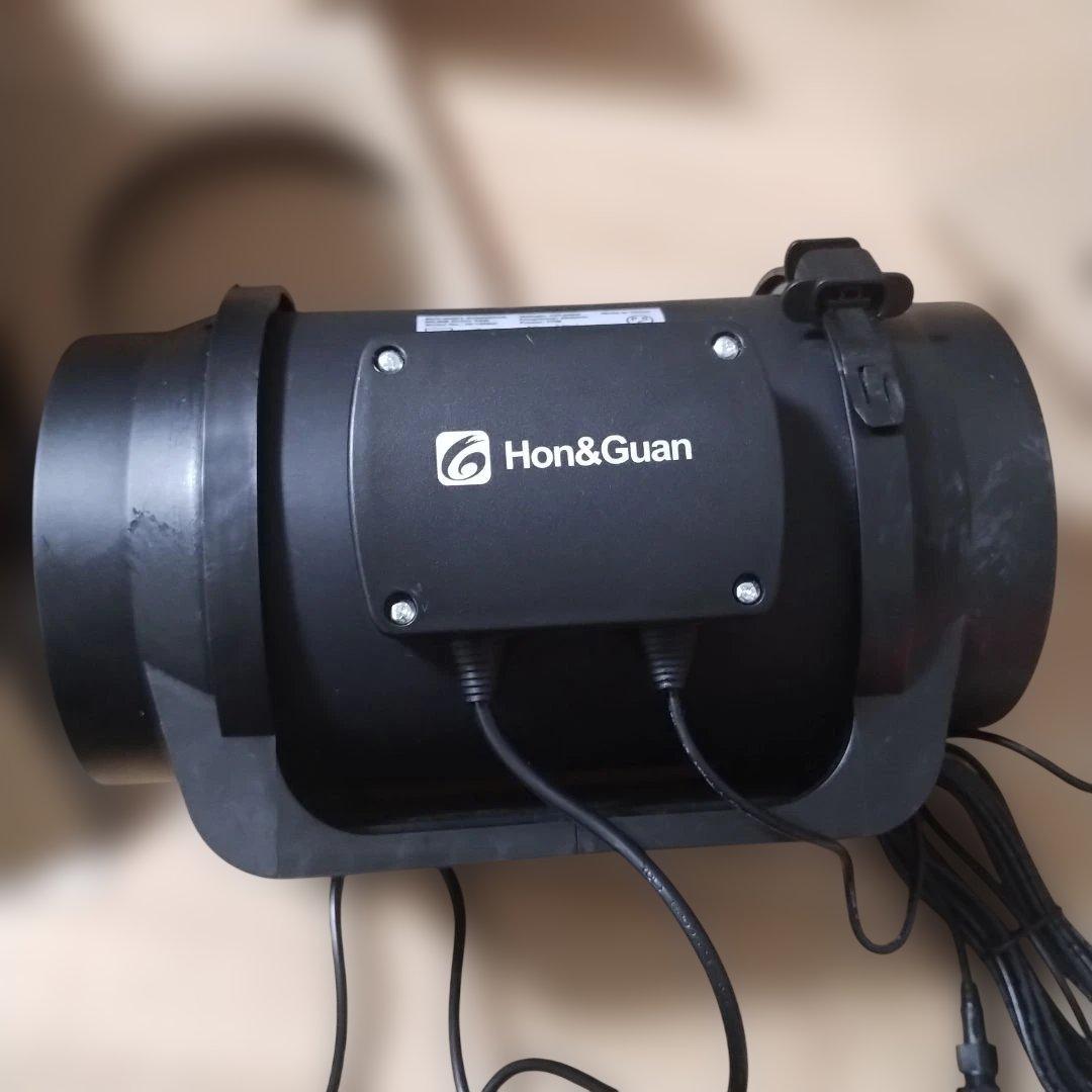 Hon&Guan ダクトファン 150㎜ダクト用換気扇HI-150EC 中間取付