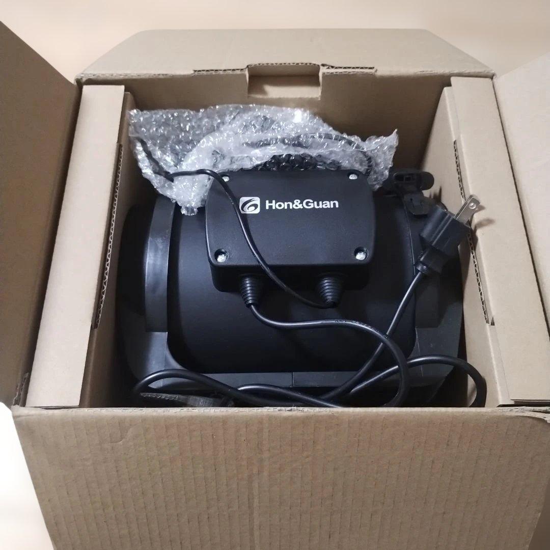 Hon&Guan ダクトファン 150㎜ダクト用換気扇HI-150EC 中間取付