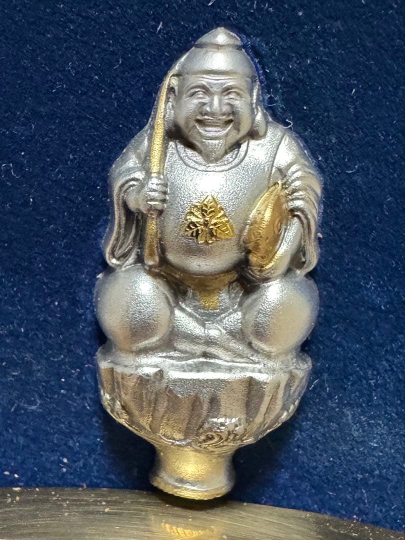 u*4様 純銀製 大黒天　恵比寿　 置物 日本製