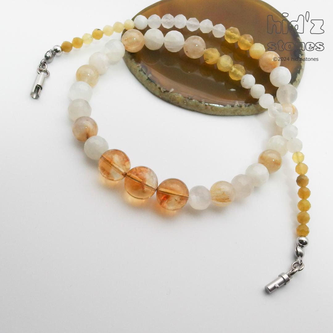 ◆一点もの天然石ネックレス:BySC-025