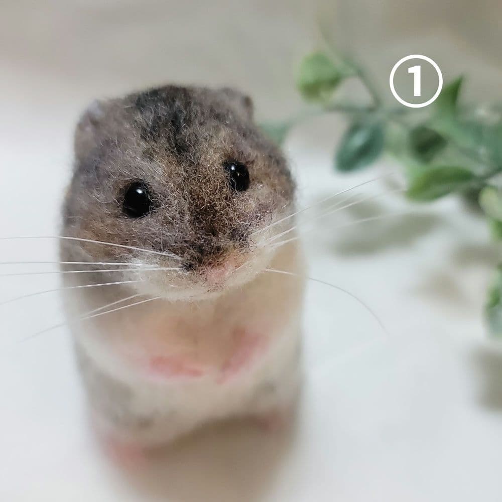 羊毛フェルト ハムスター