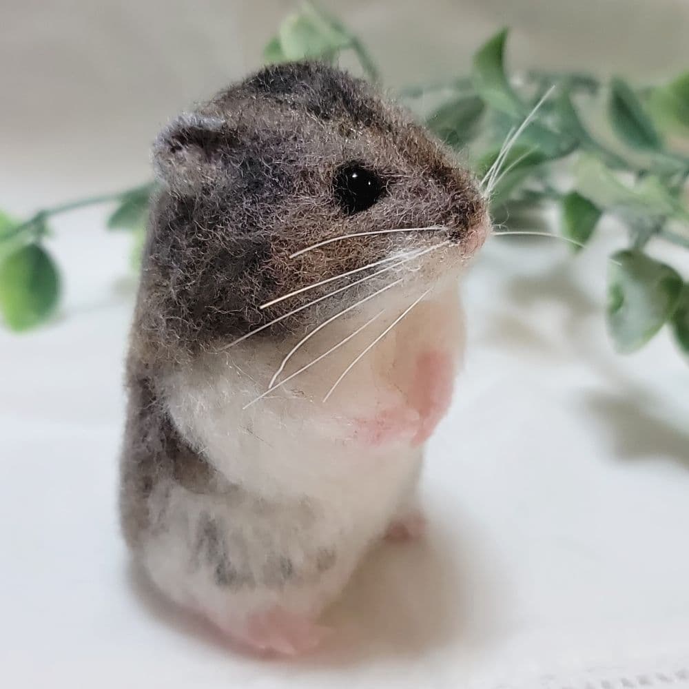羊毛フェルト ハムスター