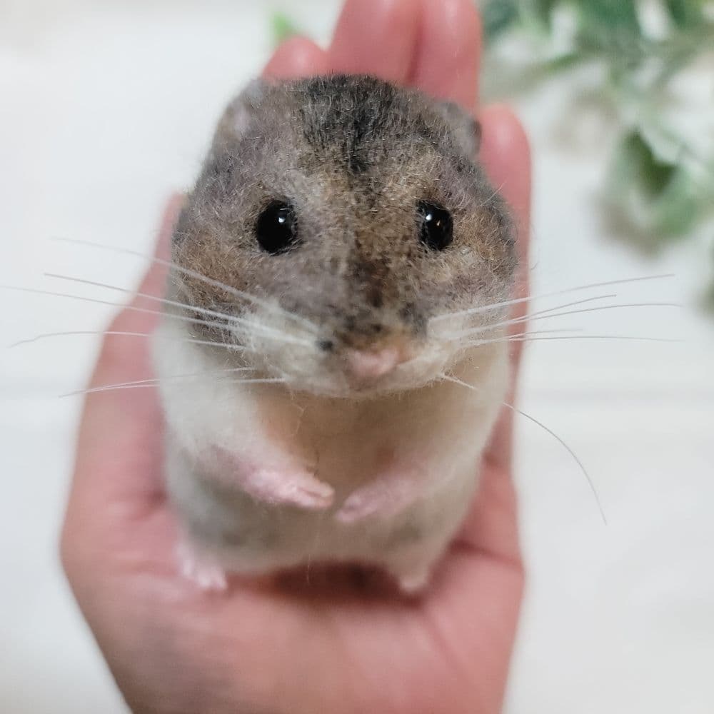 羊毛フェルト ハムスター