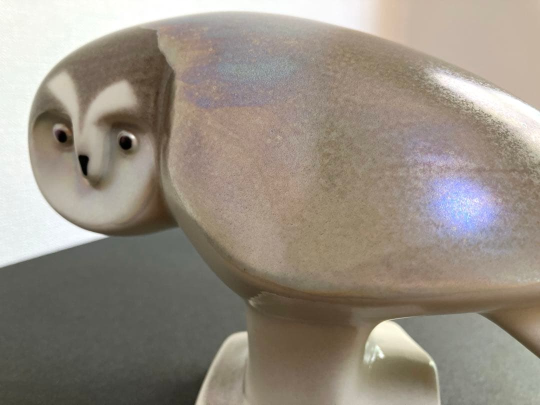 アラビア WWFのフクロウの置物 リルモア・マンネルヘイム ヴィンテージ