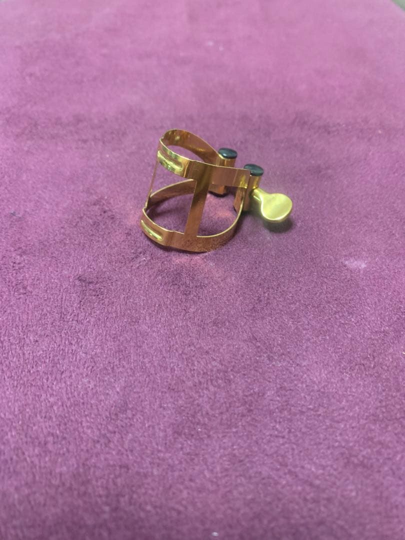 バンドレン　MO 金メッキ　B♭クラリネット用　リガチャー